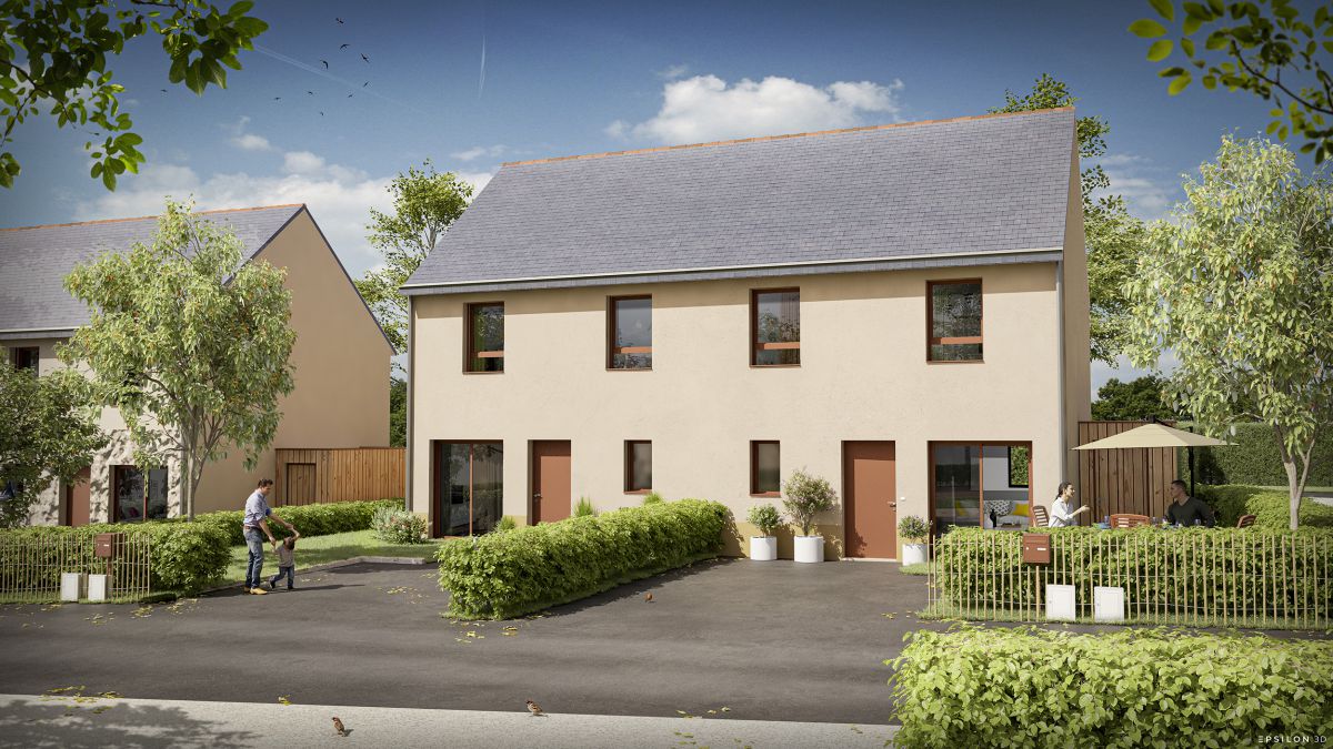 LE CLOS SUZY – CORPS-NUDS - Perspective maisons